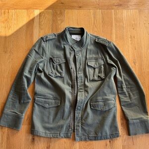 Anine Bing Green Military Style Jacket